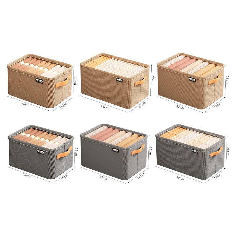 Organizador de Roupas Dobrável – Kit com 1, 2 ou 3