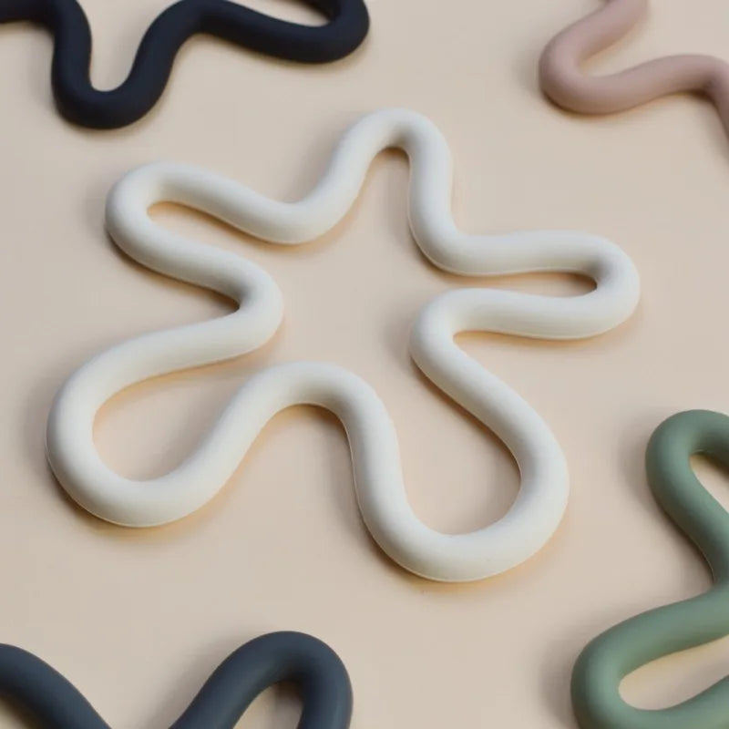 Descanso de Silicone Geométrico para Panelas