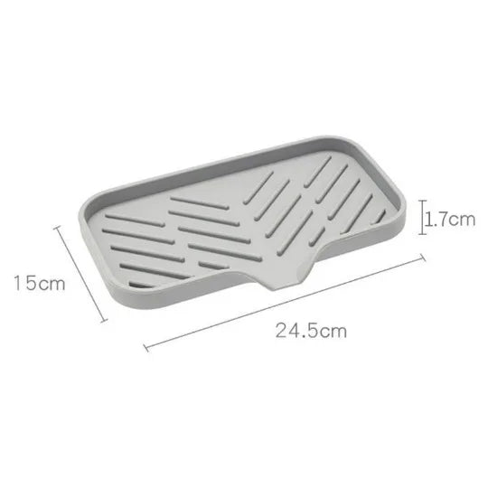 Bandeja de Silicone com Dreno para Pia