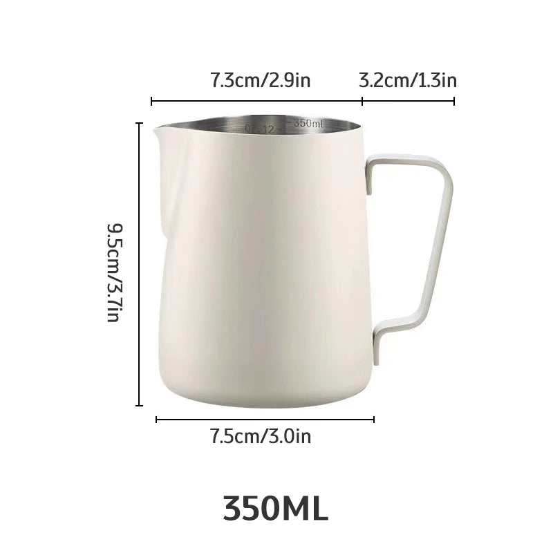 Jarra de Aço Inox para Espumar Leite Profissional