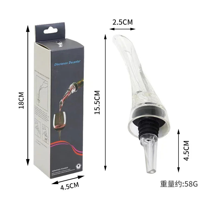 Decantador de Vinho Profissional com Filtro e Base