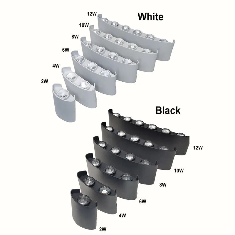 Arandela LED Moderna – Iluminação Up & Down