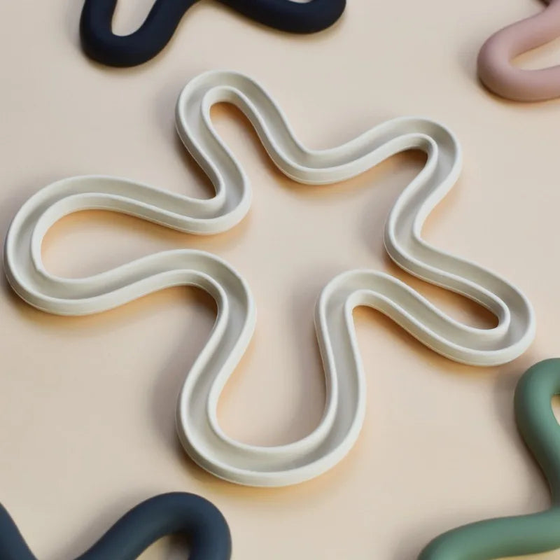 Descanso de Silicone Geométrico para Panelas