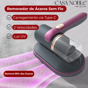 Vivaclean™ – Aspirador Portátil com Esterilização UV e Filtro HEPA