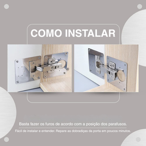 Placa de Reparo em Aço Inoxidável (Parafusos inclusos)
