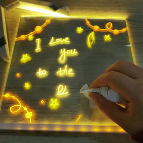 LumiArt™ Prancheta de LED iluminada.