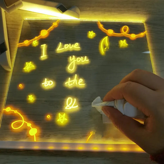 LumiArt™ Prancheta de LED iluminada.
