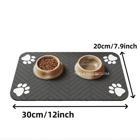Tapete Absorvente Impermeável para Tigela de Pet