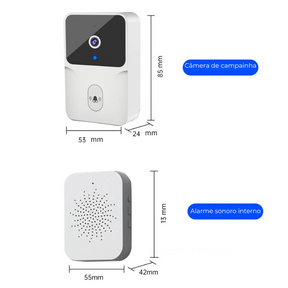 Visiom™ – Campainha com Câmera e audio Wi-Fi HD
