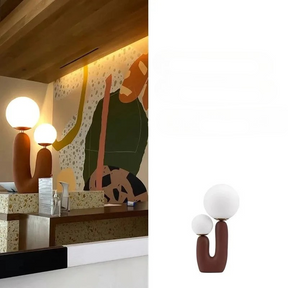 Nordic Duo – Luminária de Mesa Nórdica para Quarto e Sala