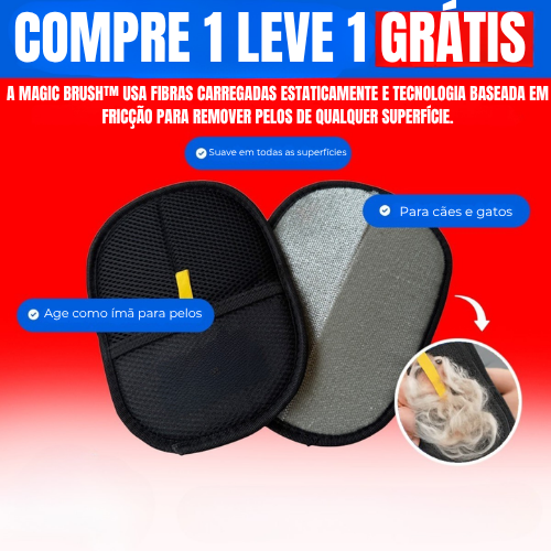 Luva Anti Pelos MAGIC BRUSH™ – Compre 1, Leve 2