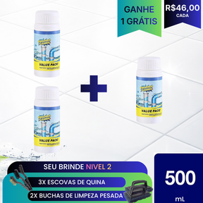 ClearDrain™ –  Pó Desentupidor com Ação Espumante 500g