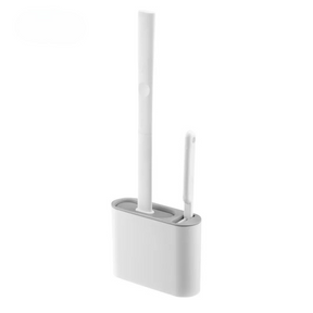 Escova Sanitária Flex WC – Silicone Antibacteriano com Suporte de Parede
