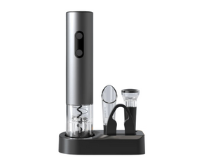 Abridor de Vinho Elétrico Automático de Luxo com Vedação a Vácuo