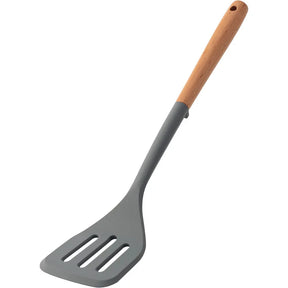 Espátula de Silicone com Cabo de Madeira para Cozinha