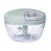 Bravura – Moedor Manual de Carne 500/900ml com Triturador de Alho e Cortador de Legumes Giratório