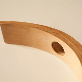 Suporte de Garrafa de Vinho em Madeira Bambu Decorativo