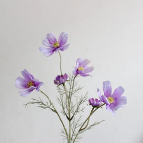 Flor Artificial de Camomila em Seda 60cm
