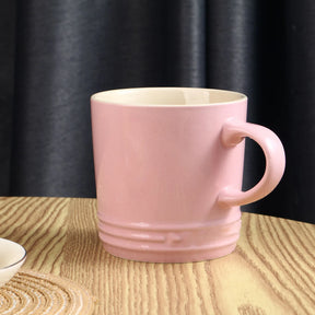 Caneca Macaron Glow – Caneca de Cerâmica Colorida 350ml com Degradê Estilo Macaron
