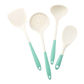 Conjunto de Utensílios de Silicone para Panelas Antiaderentes