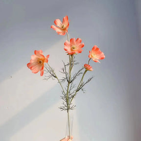 Flor Artificial de Camomila em Seda 60cm