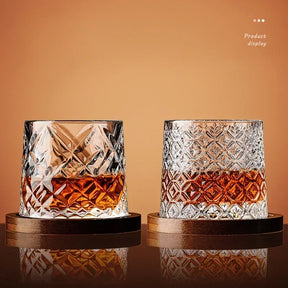 Orbisu – Copo de Cristal Rotativo para Whisky