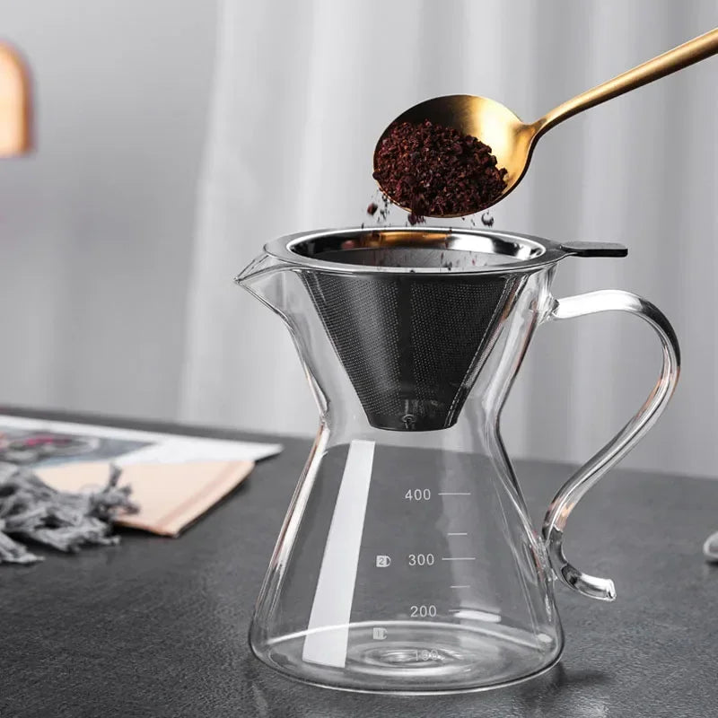 Filtro de Café Reutilizável em Aço Inox para Coagem Manual