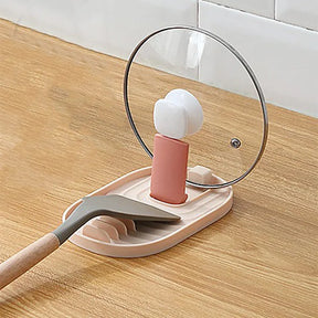 Suporte Dobrável para Tampa de Panela e Utensílios de Cozinha