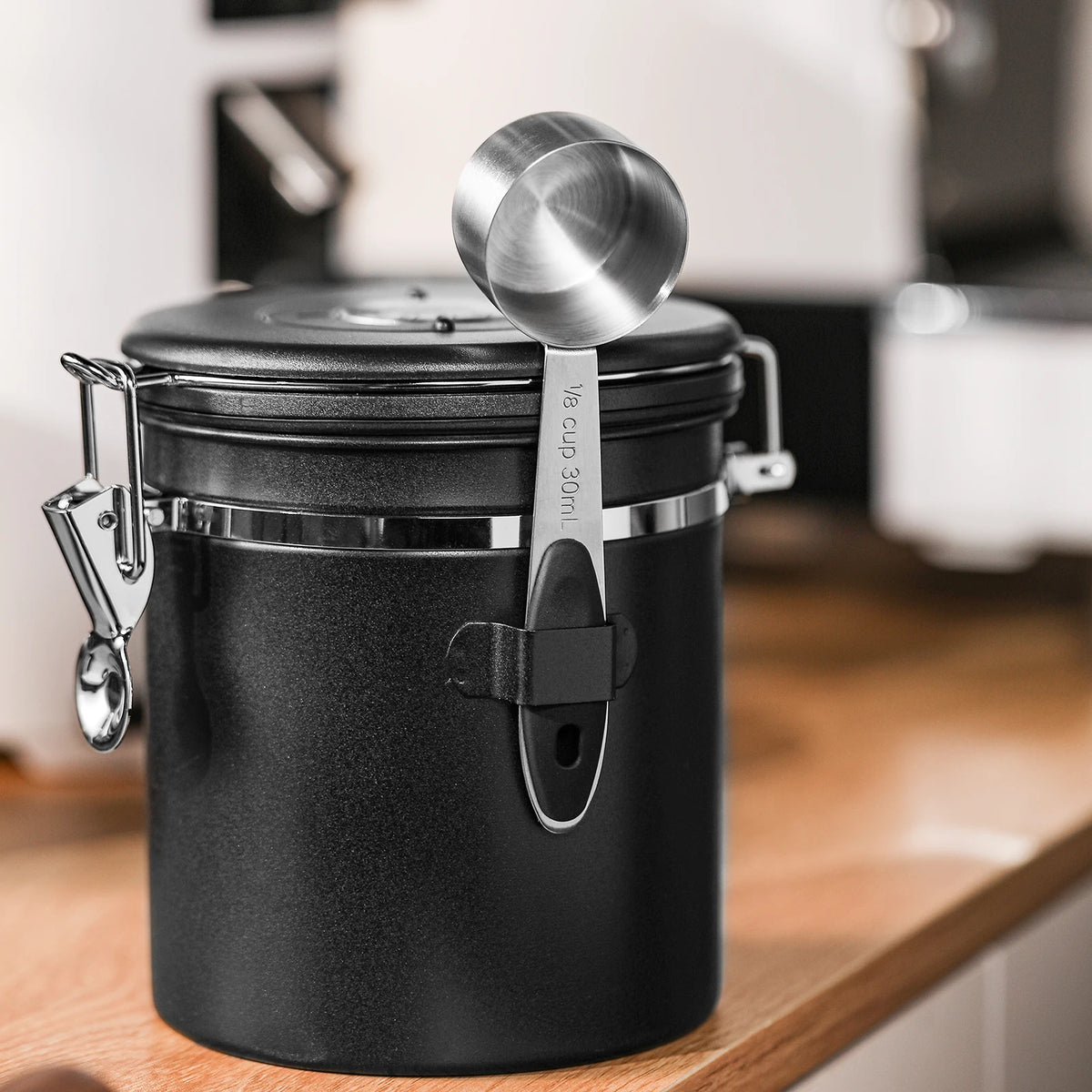 Pote Hermético de Café Fuego – Armazenamento em Aço Inox