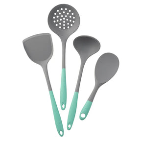 Conjunto de Utensílios de Silicone para Panelas Antiaderentes