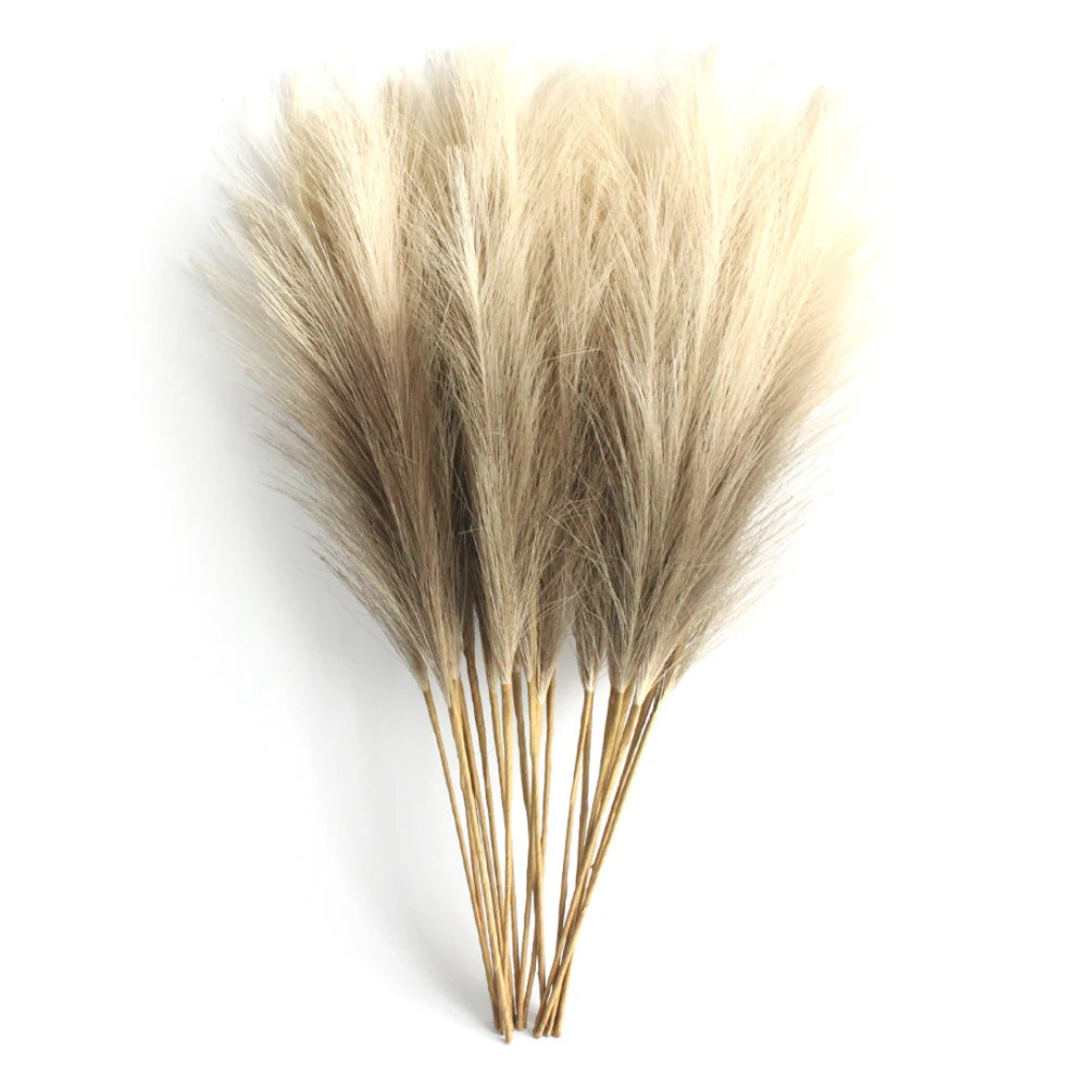 Kit com 6 Ramos de Capim-dos-Pampas Artificial