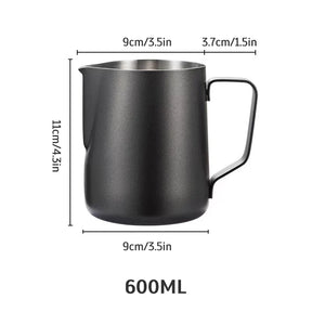 Jarra de Aço Inox para Espumar Leite Profissional