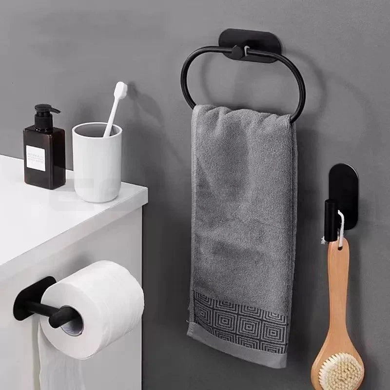 Kit de Acessórios para Banheiro em Aço Inoxidável