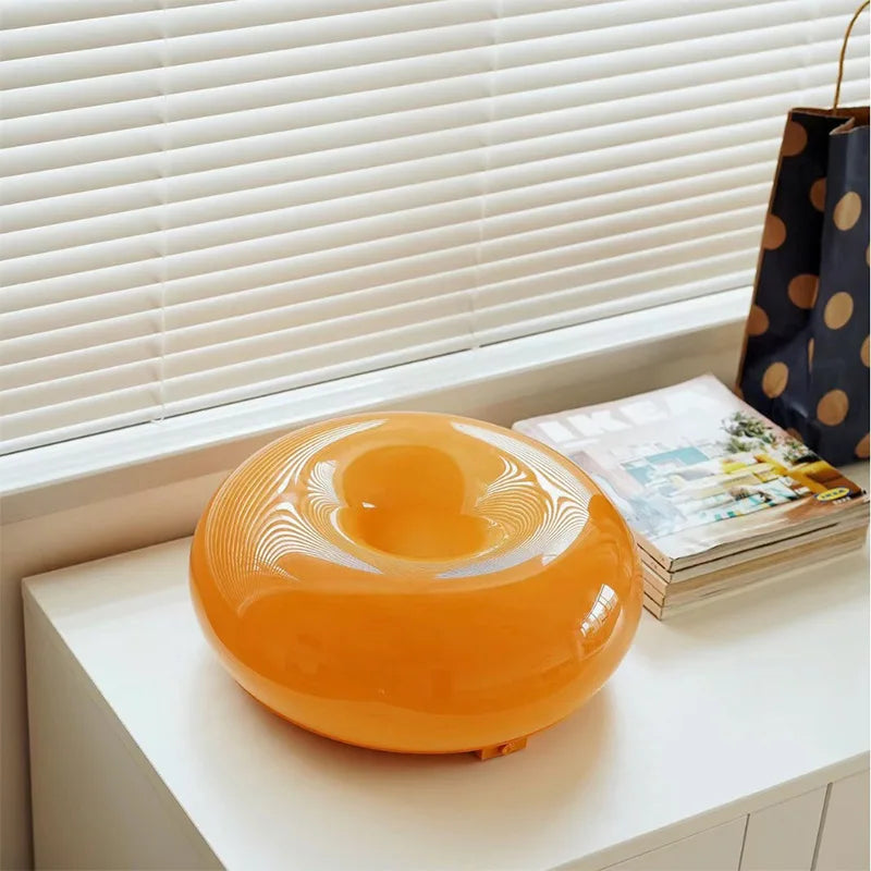 Luminária de Parede de Vidro Donut