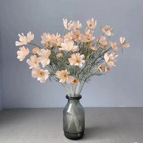 Flor Artificial de Camomila em Seda 60cm