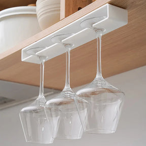 Suporte de Taças de Vinho para Montagem Sob Armário
