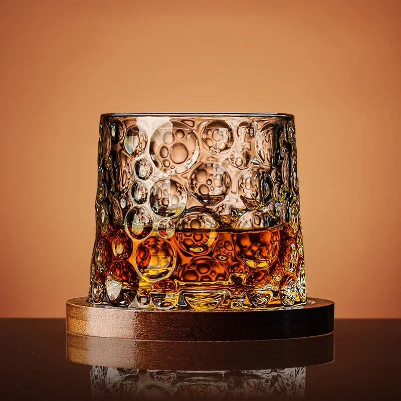Orbisu – Copo de Cristal Rotativo para Whisky