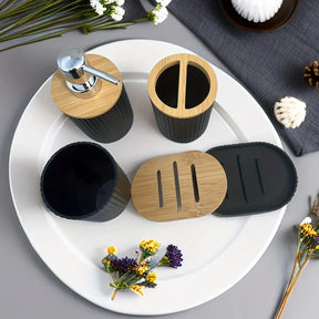 Conjunto de Acessórios para Banheiro com 4 Peças