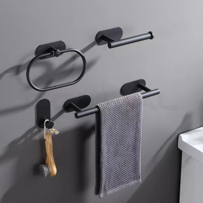 Kit de Acessórios para Banheiro em Aço Inoxidável