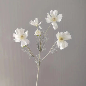 Flor Artificial de Camomila em Seda 60cm