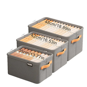 Organizador de Roupas Dobrável – Kit com 1, 2 ou 3