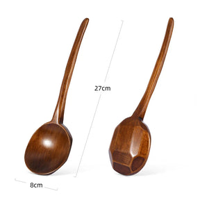 Hinoki™ – Colher Japonesa de Madeira com Cabo Longo
