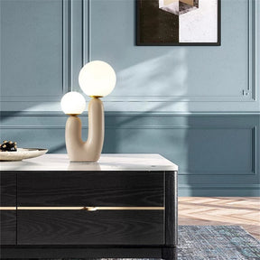 Nordic Duo – Luminária de Mesa Nórdica para Quarto e Sala