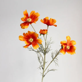Flor Artificial de Camomila em Seda 60cm