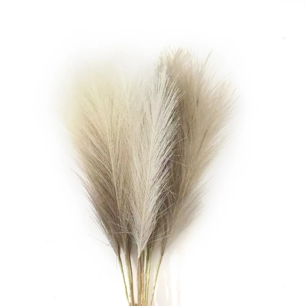 Kit com 6 Ramos de Capim-dos-Pampas Artificial
