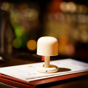 Luminária de Mesa Pôr do Sol Mini – Estilo Cogumelo LED Recarregável