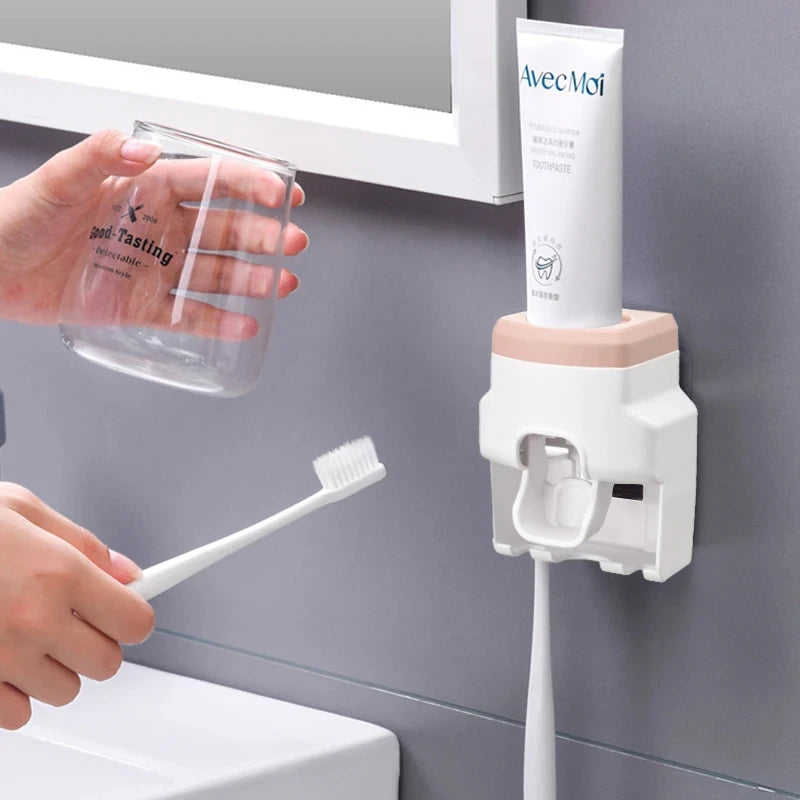 Dispenser de Pasta de Dente Automático de Parede