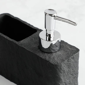 Dispenser de Sabão com Esponja – Acabamento Rocha
