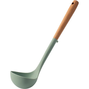 Espátula de Silicone com Cabo de Madeira para Cozinha
