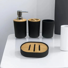 Conjunto de Acessórios para Banheiro com 4 Peças
